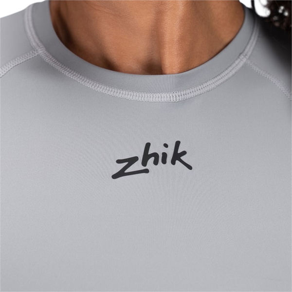 2026 Zhik Womens Eco Spandex LT Short Sleeve Baselayer Top DTP-0167-W-PLT - Platinum